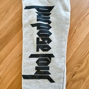 Champion Sweatpants Justin Bieber Purpose Tour